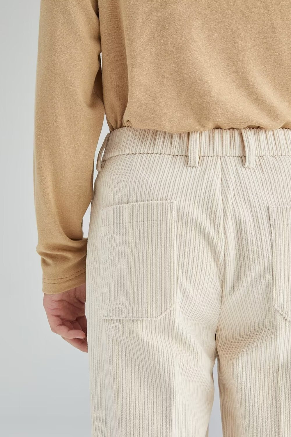Pantalon de velours côtelé à coupe droite pour hommes - Eddy