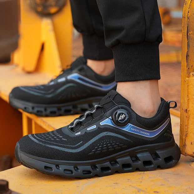 Chaussures de sécurité pour hommes avec embout renforcé et design sportif - Javier