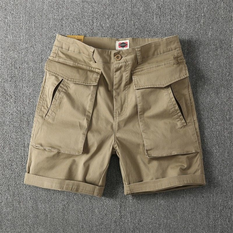 Short hommes coton poches cargo style décontracté - Erik