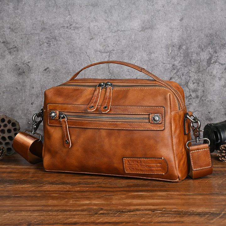 Sac à main en cuir synthétique pour homme, design urbain compact - Laurent