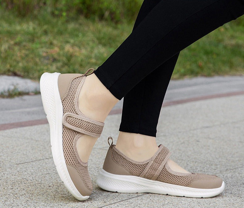 Chaussures orthopédiques respirantes pour femmes avec fermeture velcro - Hilda