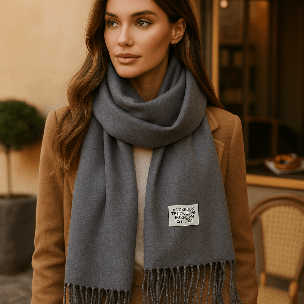 Käännettävä Pashmina - huivi Elena – Tyylikäs ja Pehmeä - EmiyoSuomi - Huivit