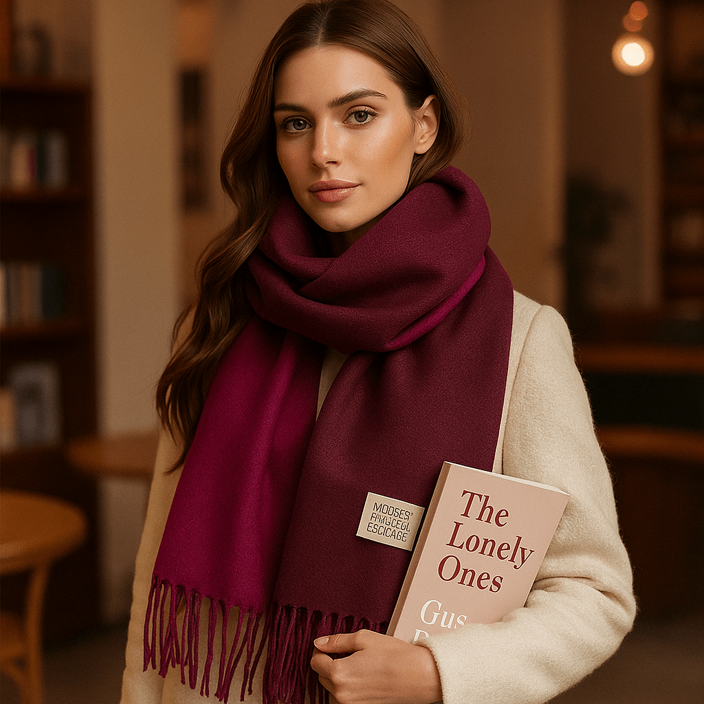 Echarpe pashmina réversible pour femmes - Elena