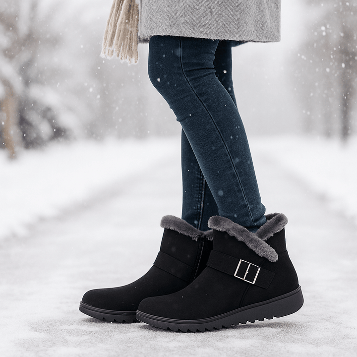 Bottines à boucle pour femmes - Ervianne