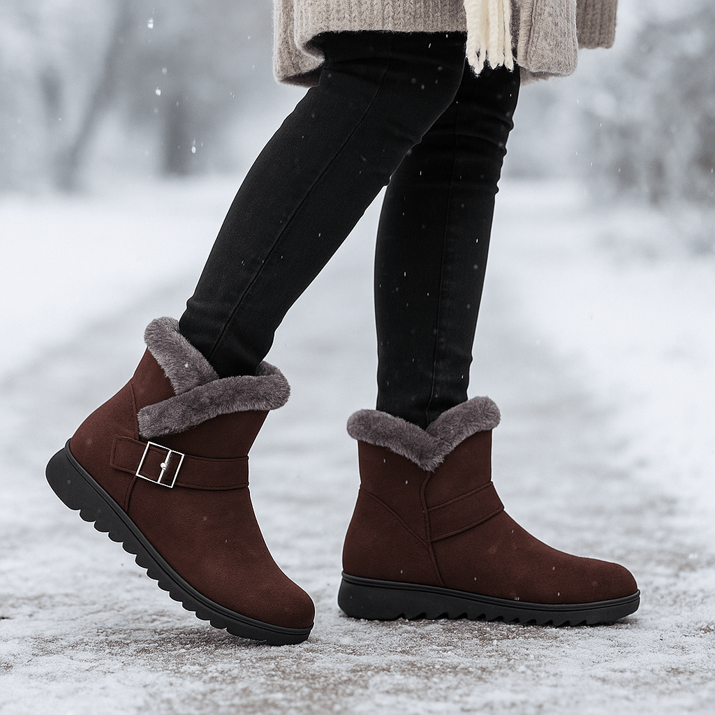 Bottines à boucle pour femmes - Ervianne