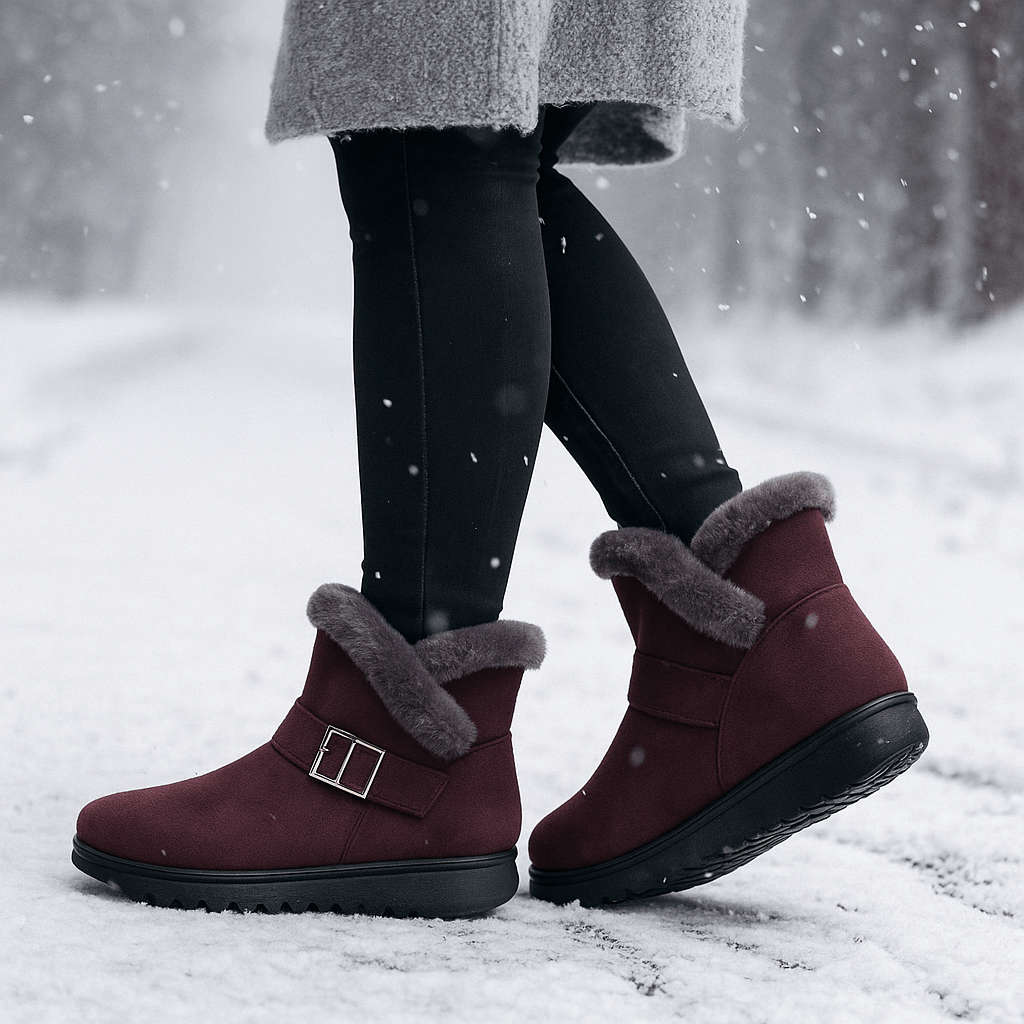 Bottines à boucle pour femmes - Ervianne