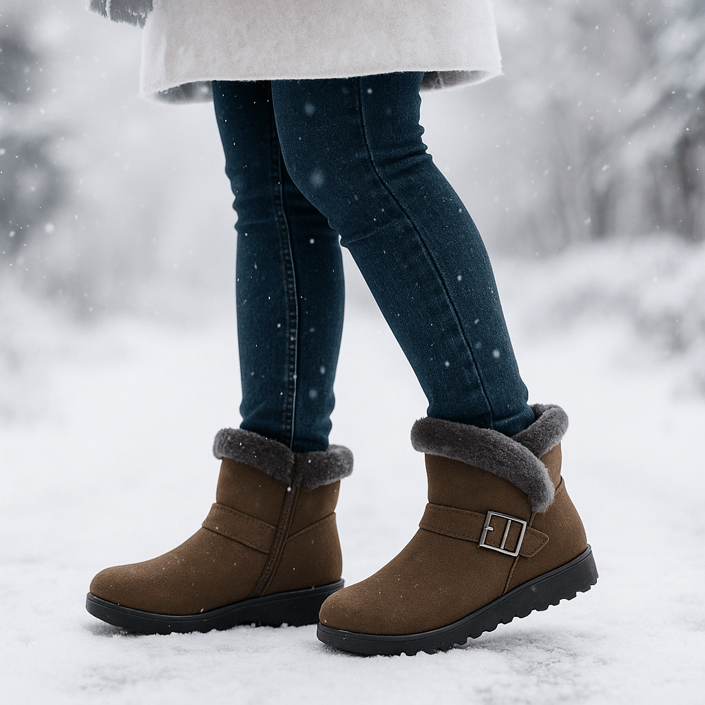 Bottines à boucle pour femmes - Ervianne