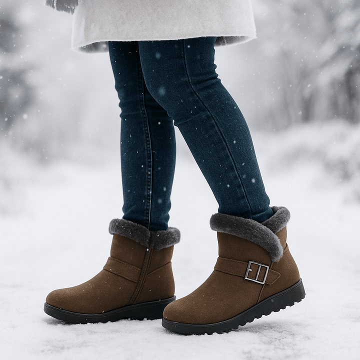 Bottines à boucle pour femmes - Ervianne