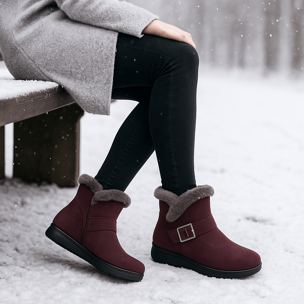 Bottines à boucle pour femmes - Ervianne