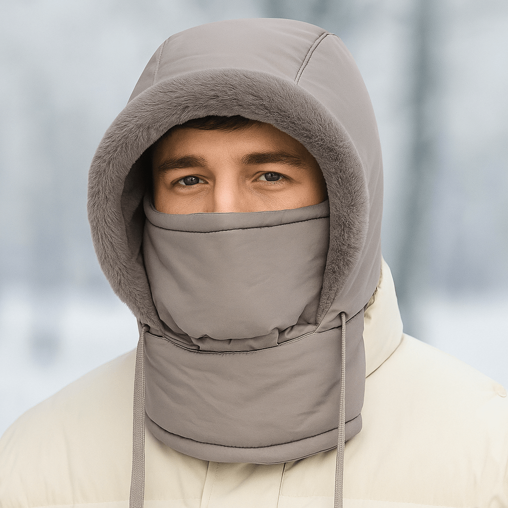 Lämpövuorattu Pipo Täydellisellä Suojalla - EmiyoSuomi - Lämpimät pipot