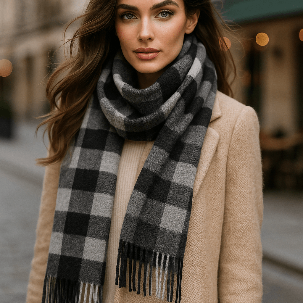 Luksusvillahuivi – Lämmin, Pehmeä ja Tyylikäs Talveksi - EmiyoSuomi - Huivit