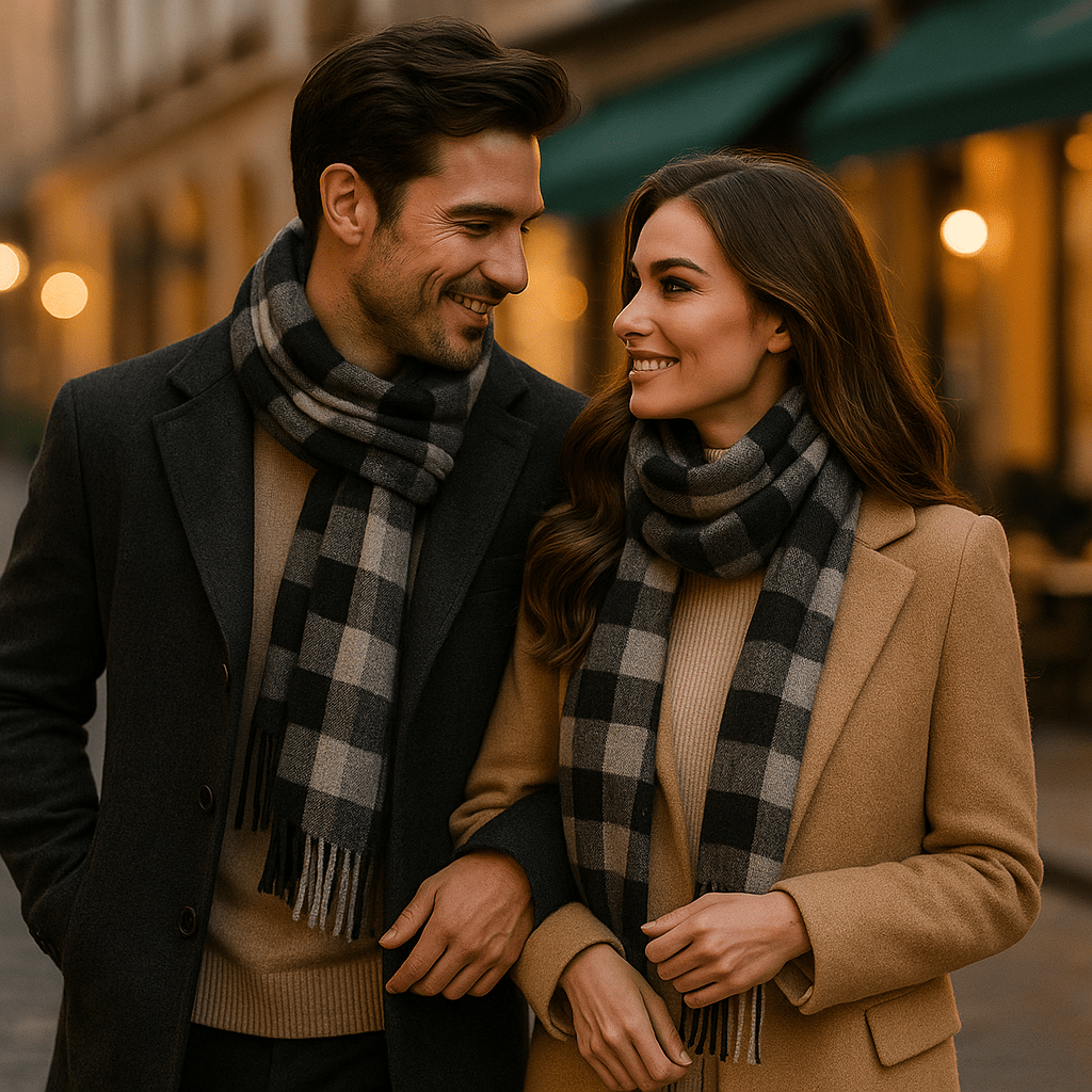 Echarpe pour homme en mélange chaud et classique - Emeric