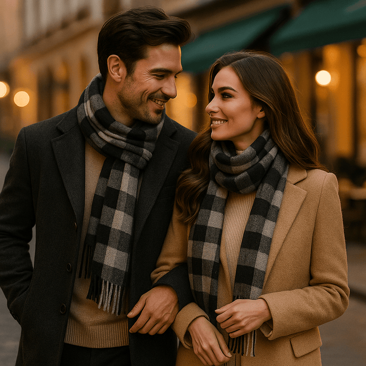 Echarpe pour homme en mélange chaud et classique - Emeric