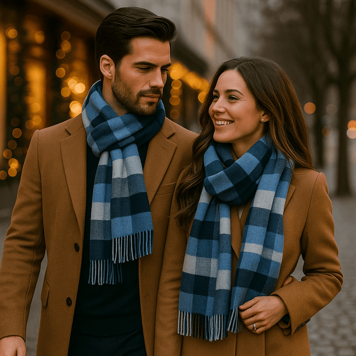 Echarpe pour homme en mélange chaud et classique - Emeric