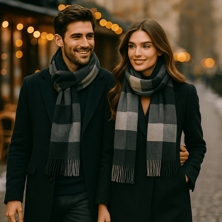 Echarpe pour homme en mélange chaud et classique - Emeric