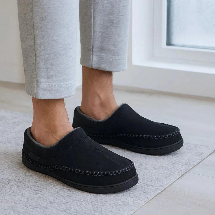 Chaussons effet peluche pour hommes - Ervian