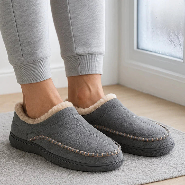 Chaussons effet peluche pour hommes - Ervian