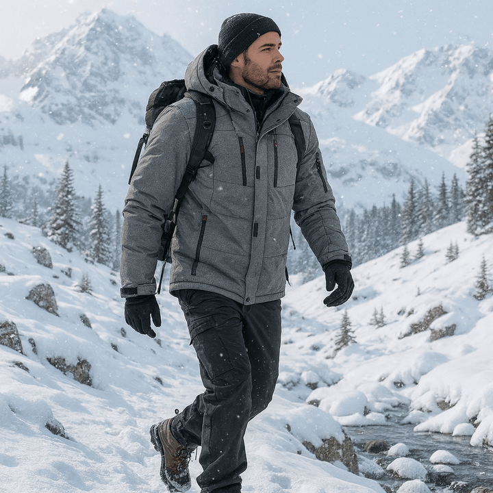 Veste de ski thermique et coupe-vent pour homme - Eryndor