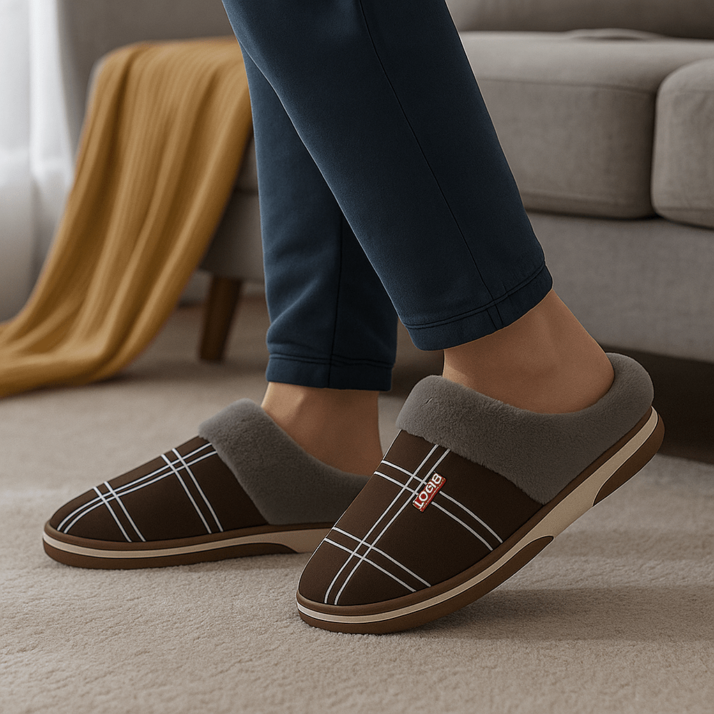 Chaussons style cosy pour hommes - Lorevan