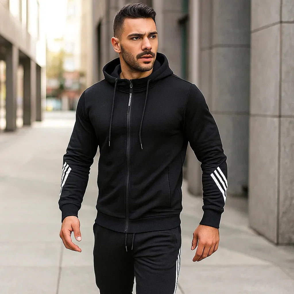 Ensemble en tricot extensible pour hommes - Kael