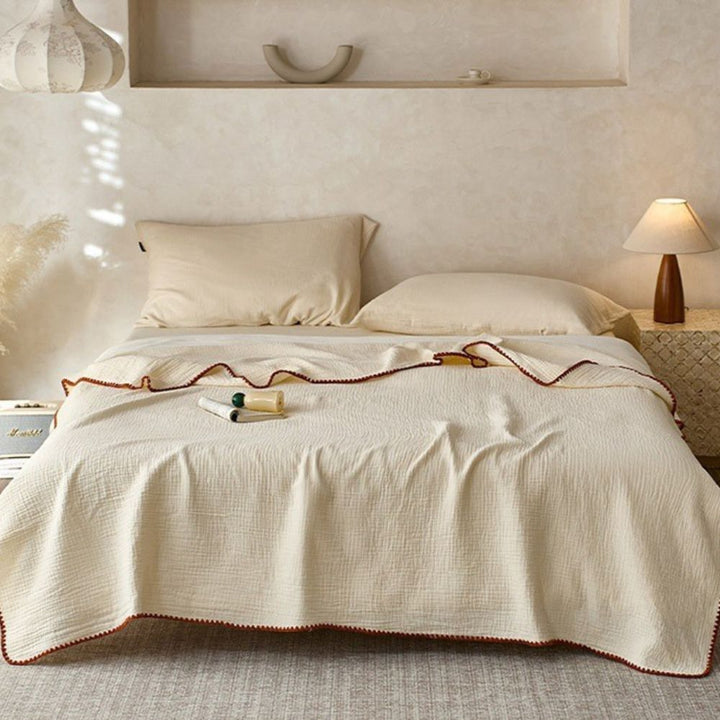 Couverture en mousseline de coton