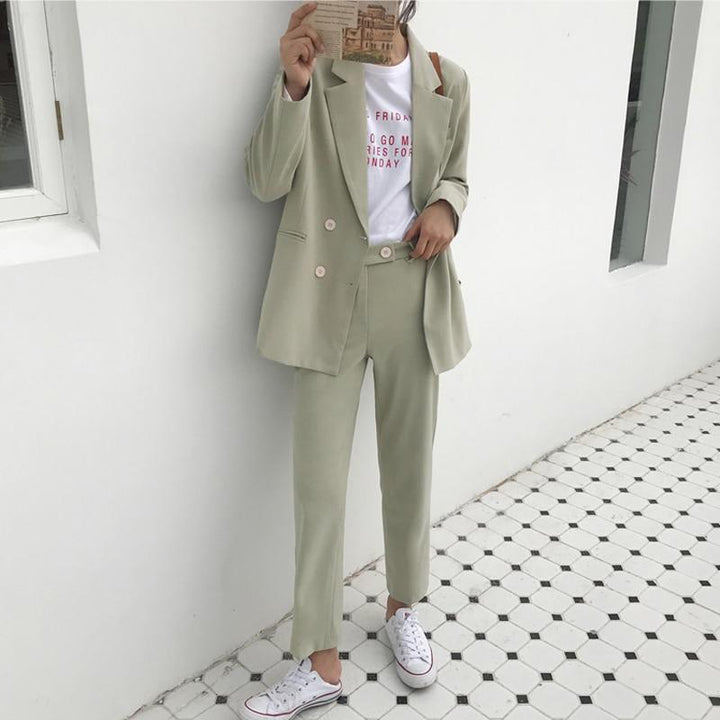 Adrianna - Blazer vintage avec pantalon