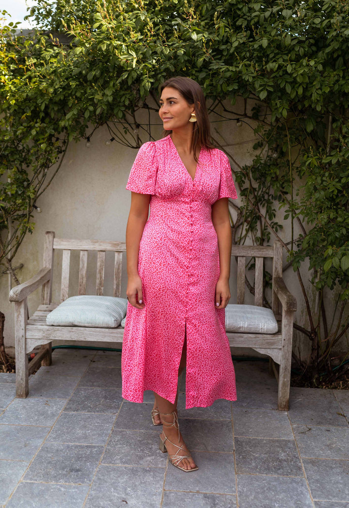 La robe midi léopard - Lois