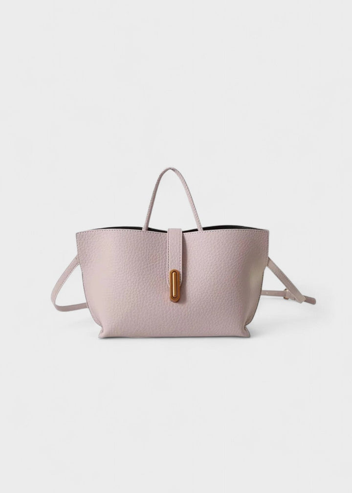 Sac fourre-tout femme cuir synthétique texturé design élégant - Noiré