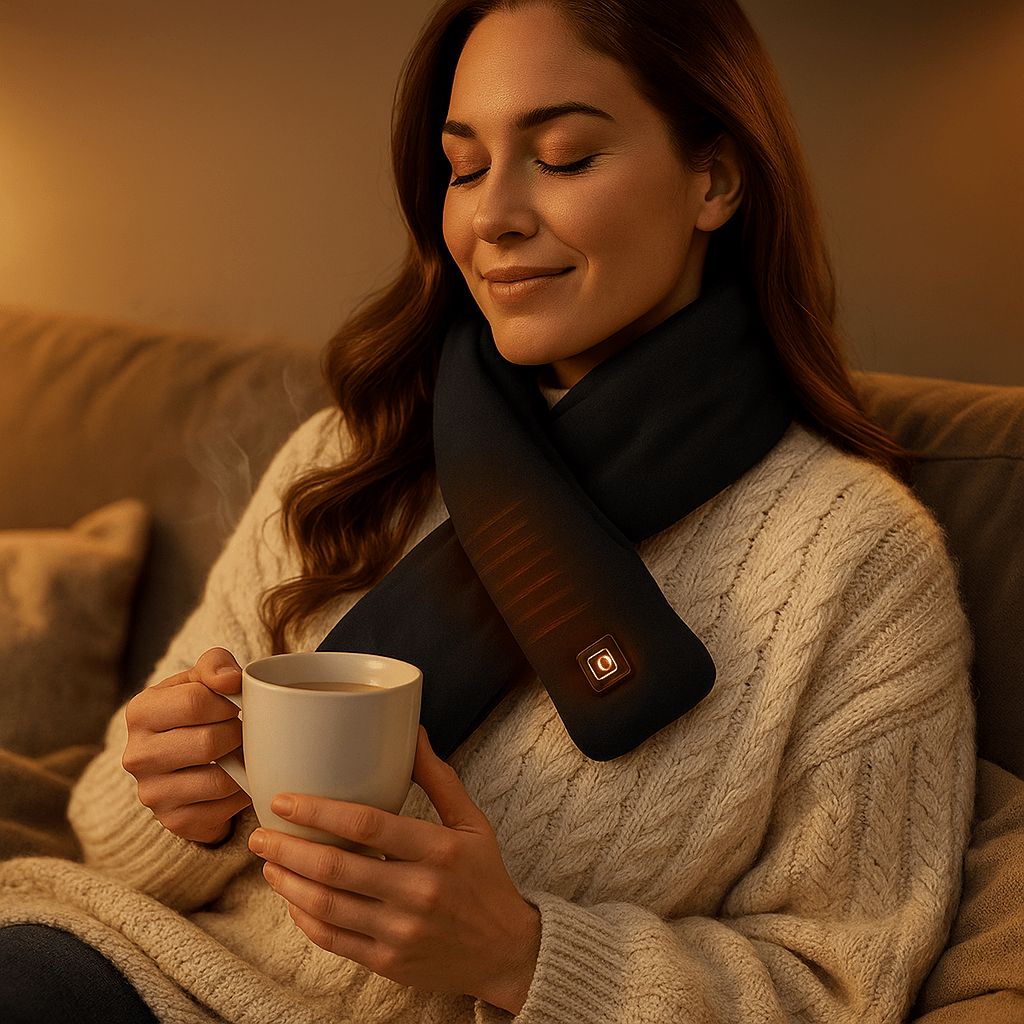 Sähkölämmitteinen Huivi Talveksi 3 Lämpötilaa - EmiyoSuomi - Huivit