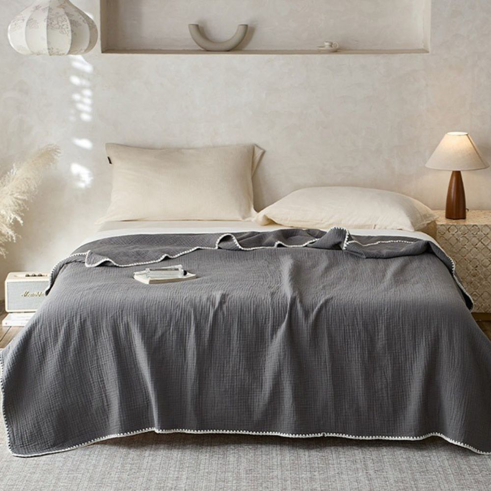 Couverture en mousseline de coton