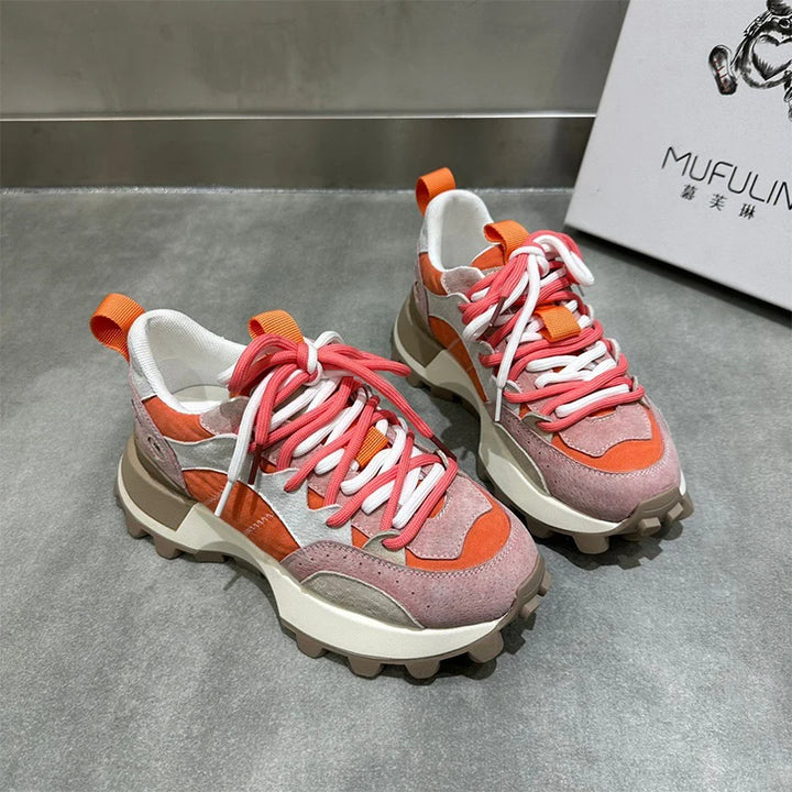 Calliope - Baskets de loisirs color block pour femmes