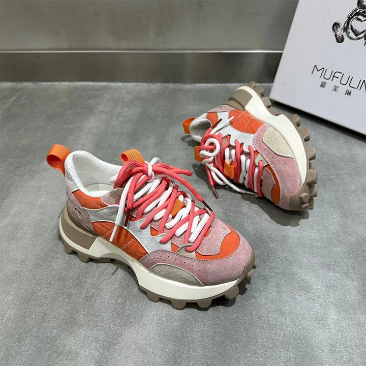 Calliope - Baskets de loisirs color block pour femmes