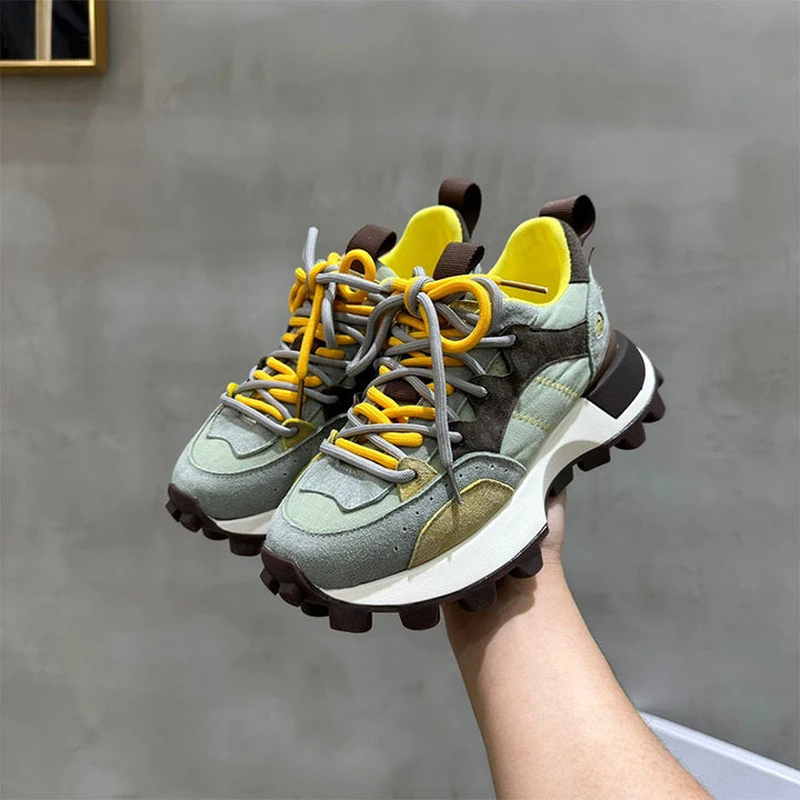 Calliope - Baskets de loisirs color block pour femmes