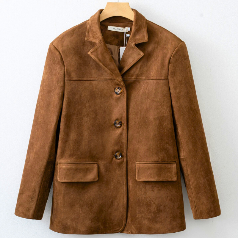 Blazer élégant en daim - Megan
