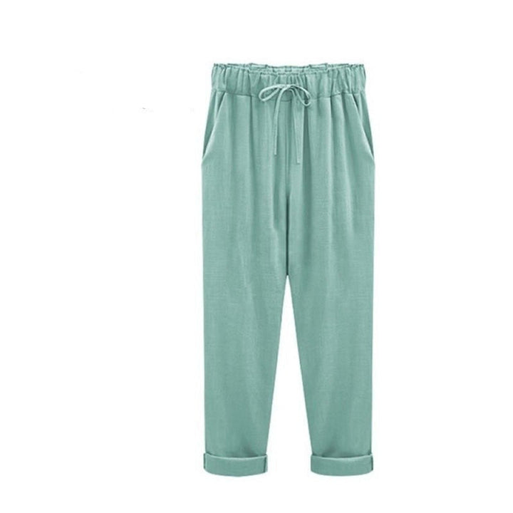 Pantalon d'été pour femmes - style décontracté avec cordon de serrage