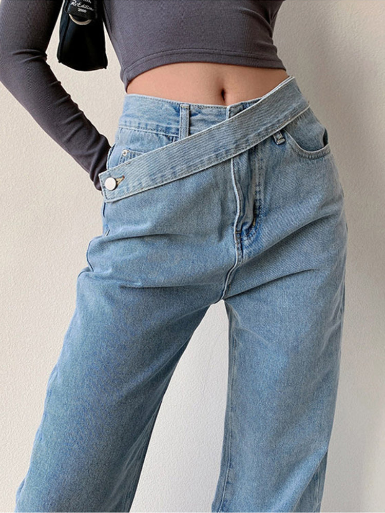 Giorgia - Jeans taille haute élégants