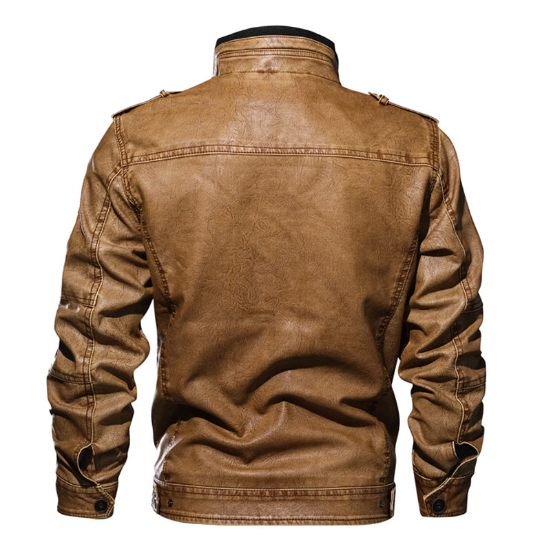 Timon Stone Engine Veste en cuir