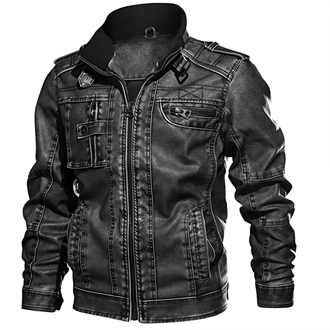 Timon Stone Engine Veste en cuir