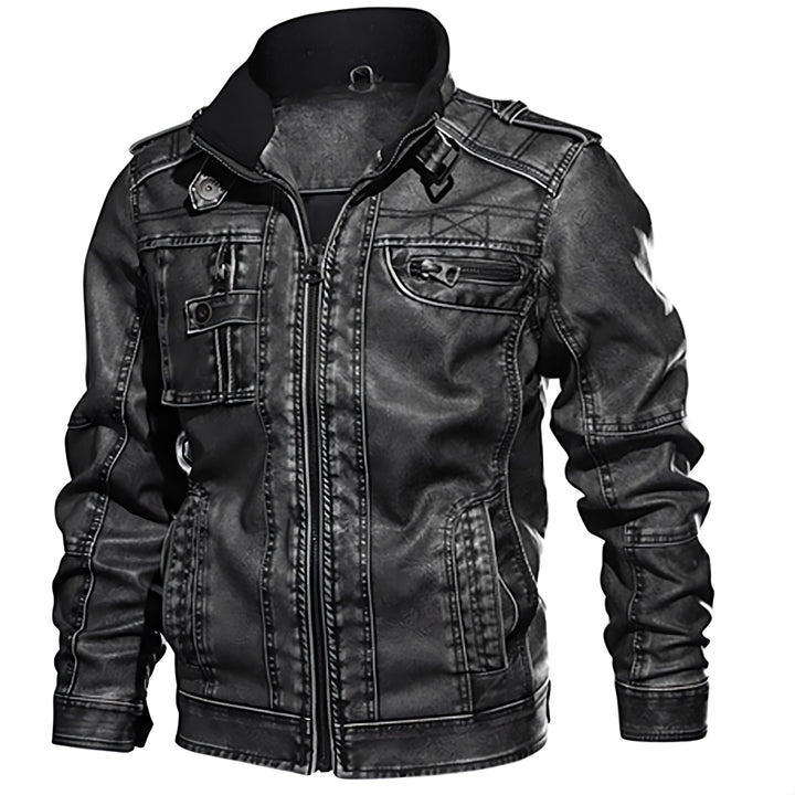Timon Stone Engine Veste en cuir