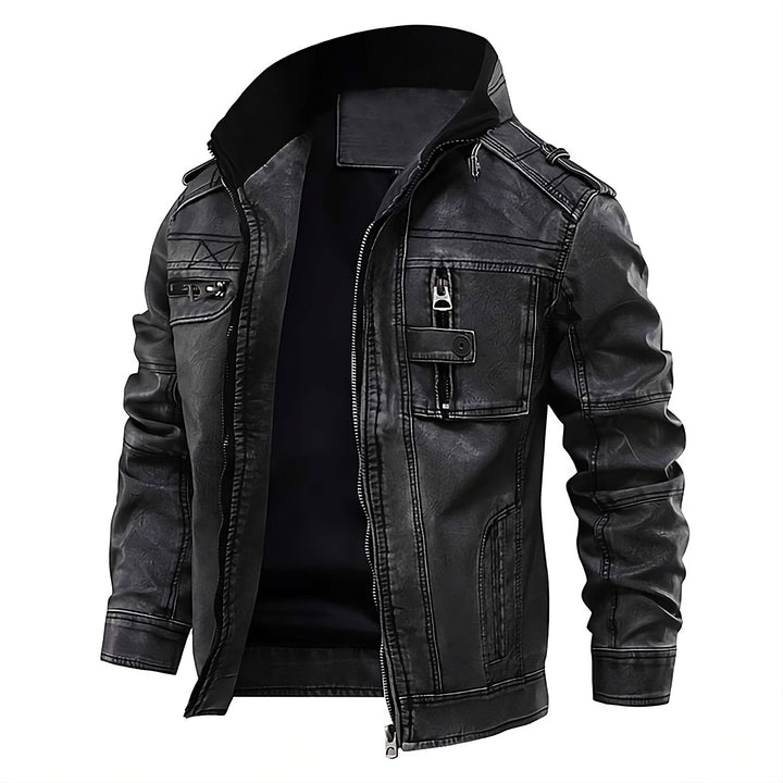 Timon Stone Engine Veste en cuir