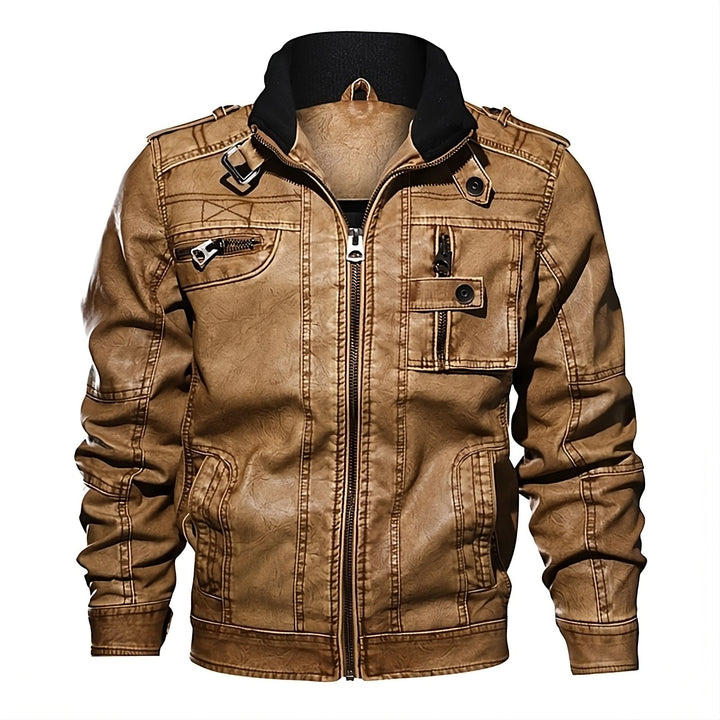 Timon Stone Engine Veste en cuir