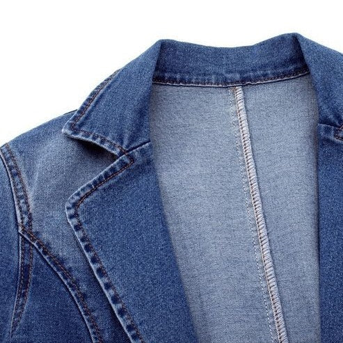 Shane - Blazer en denim contemporain